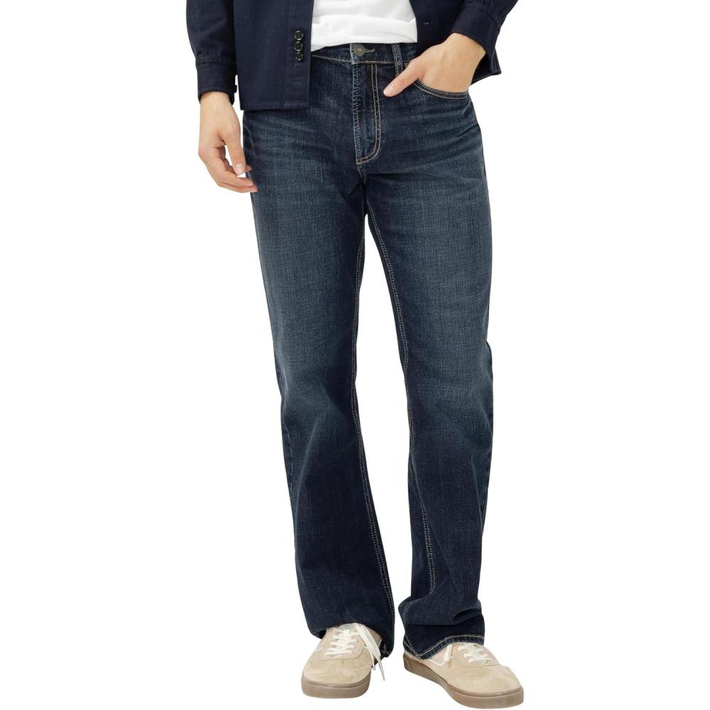 image:imageSilver Jeans Co Mens Craig Classic Fit Bootcut JeansDark Wash Lds478