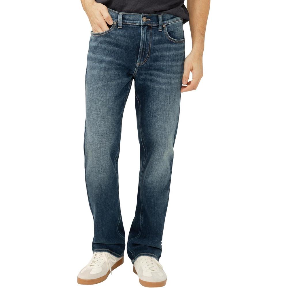 image:imageSilver Jeans Co Mens Grayson Classic Fit Straight Leg Jeans LegacyDark Wash Vwt352