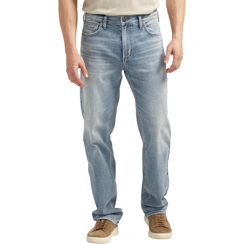 image:imageSilver Jeans Co Mens Grayson Classic Fit Straight Leg Jeans LegacyMed Wash Efs245