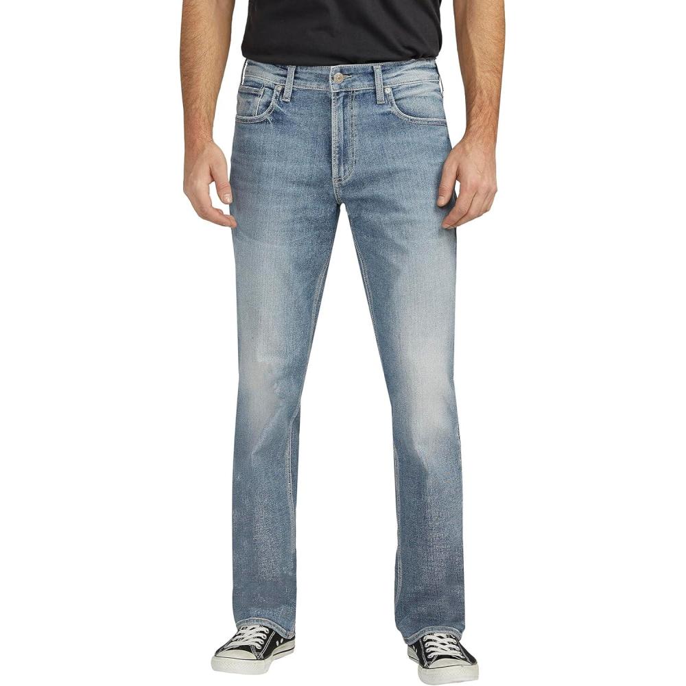 image:imageSilver Jeans Co Mens Grayson Classic Fit Straight Leg JeansMed Wash Eae243