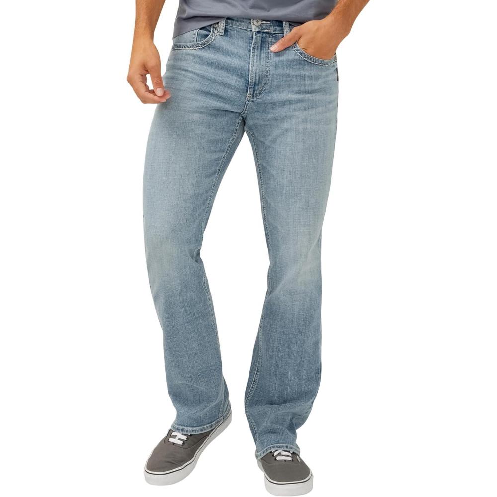 image:imageSilver Jeans Co Mens Jace Slim Fit Bootcut JeansBlue