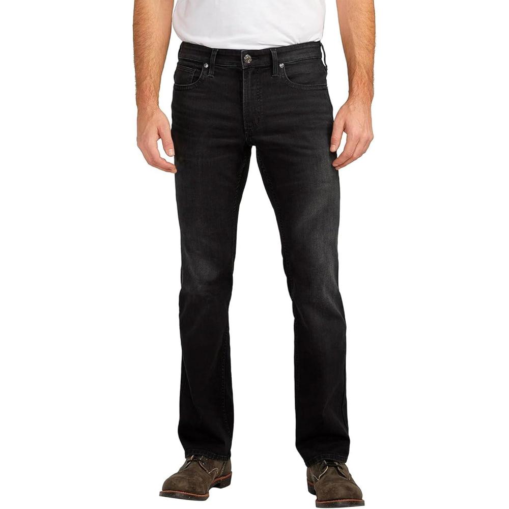 image:imageSilver Jeans Co Mens Jace Slim Fit Bootcut JeansDark Wash 0ab547