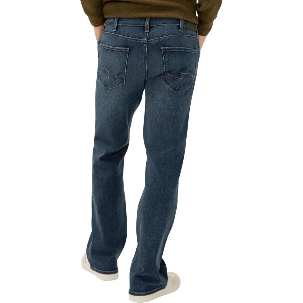 image:imageSilver Jeans Co Mens Zac Relaxed Fit Straight Leg JeansSaddle