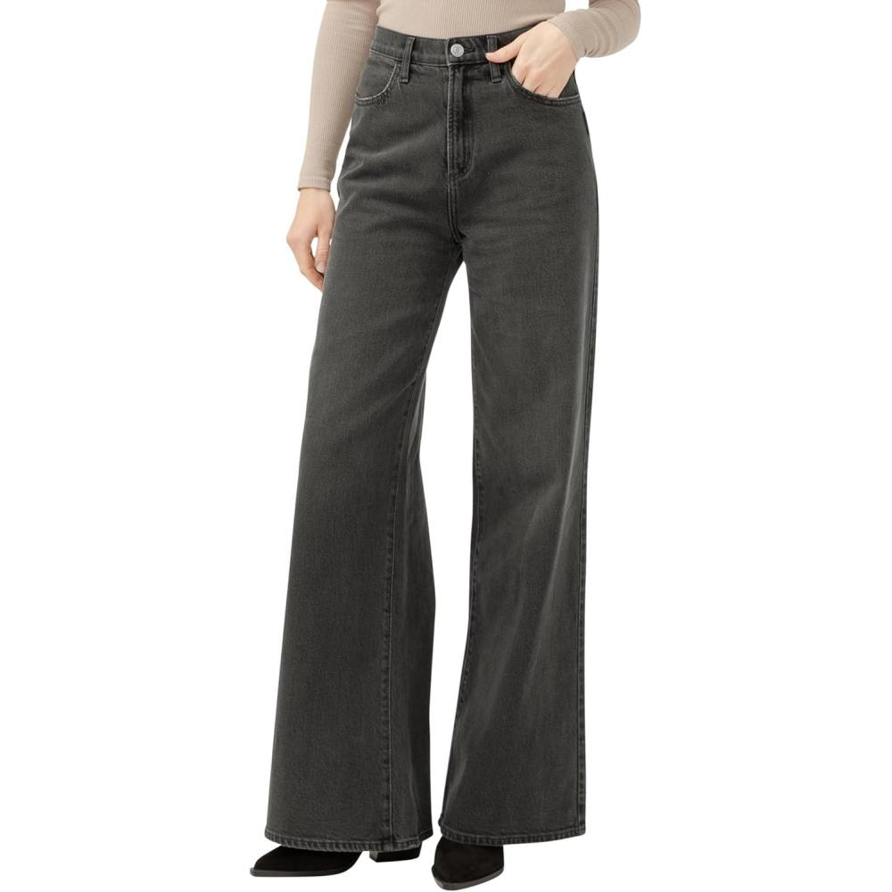 image:imageSilver Jeans Co Womens Elyse Mid Rise Straight Leg JeansAsh