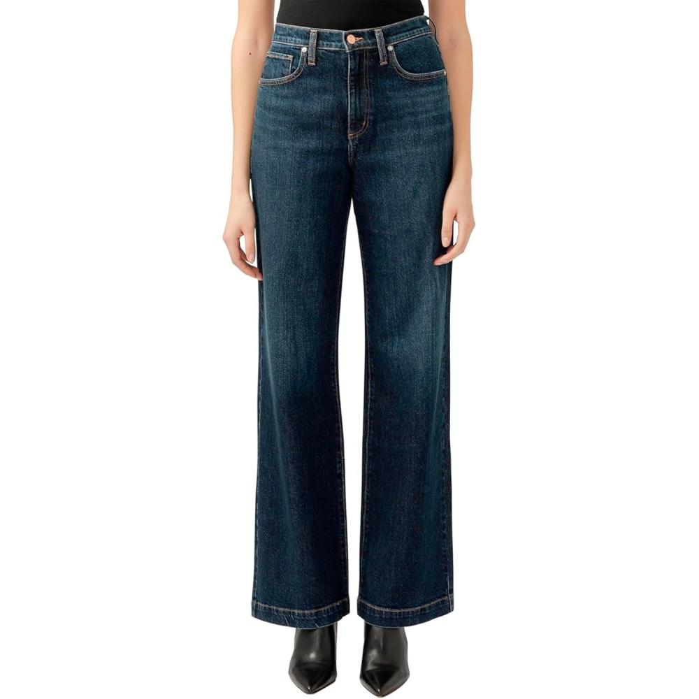 image:imageSilver Jeans Co Womens Highly Desirable High Rise Trouser Leg JeansDark Indigo