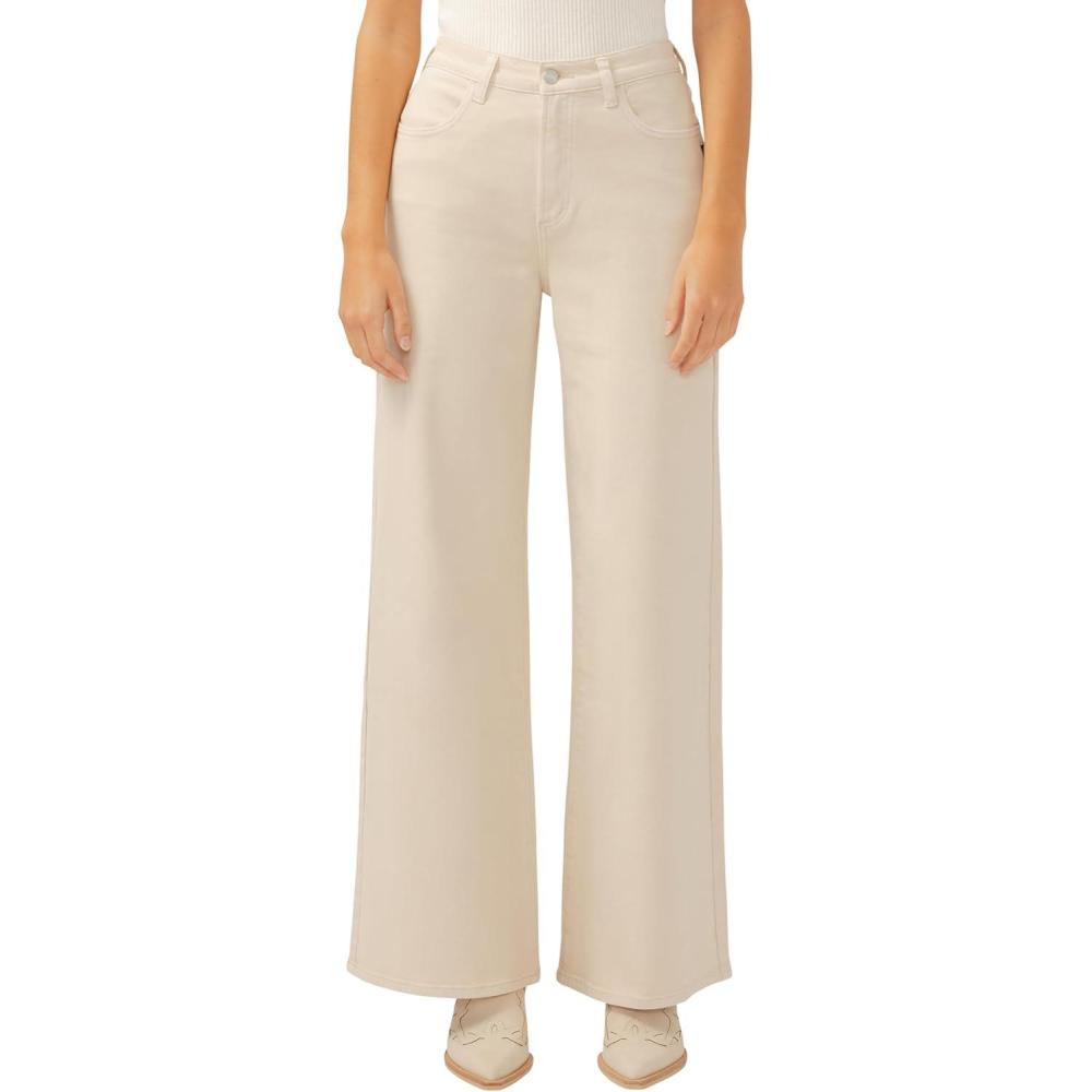 image:imageSilver Jeans Co Womens Highly Desirable High Rise Wide Leg JeansSand