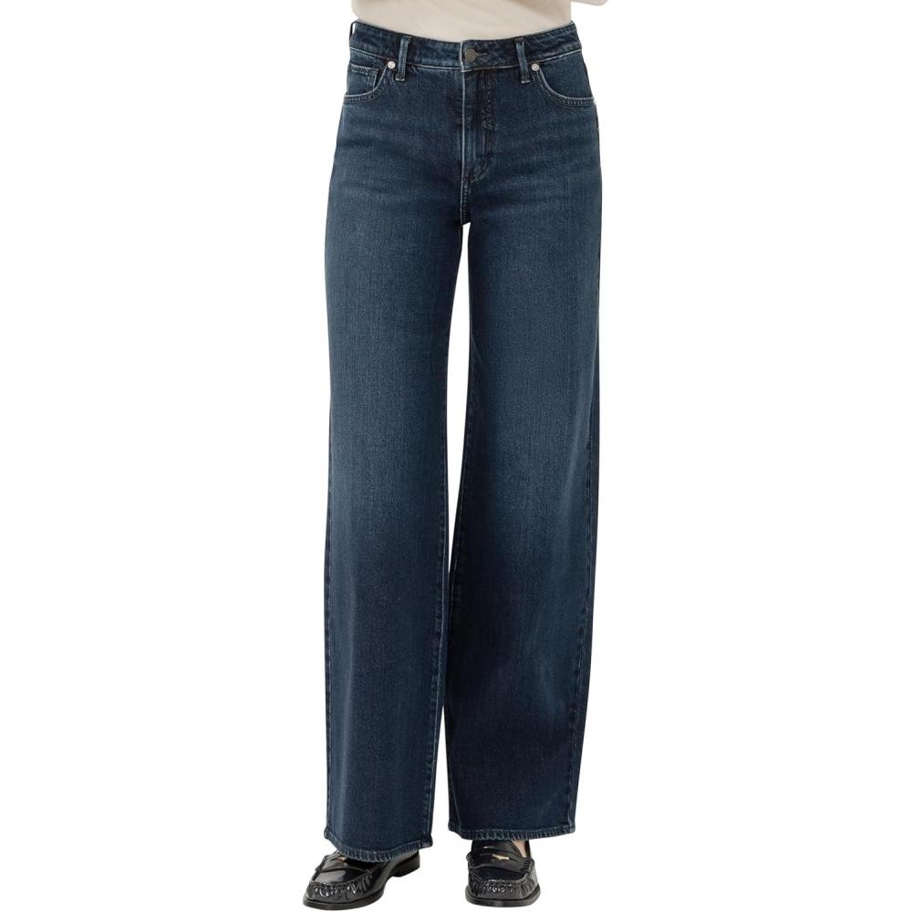 image:imageSilver Jeans Co Womens Isbister High Rise Wide Leg JeansBijou