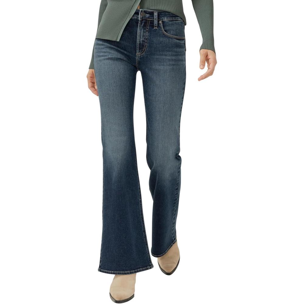 image:imageSilver Jeans Co Womens Most Wanted Mid Rise Flare Leg JeansCheyenne