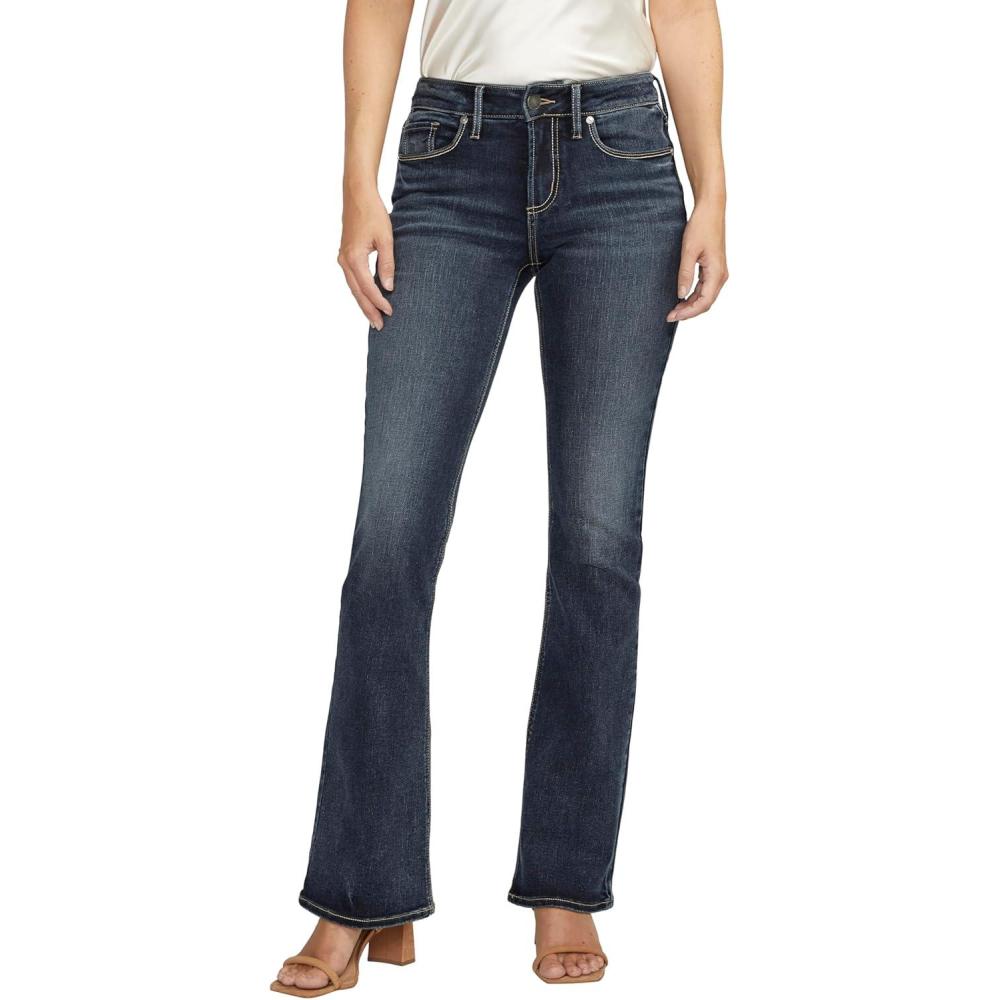 image:imageSilver Jeans Co Womens Suki Mid Rise Curvy Fit Bootcut JeansIndigo