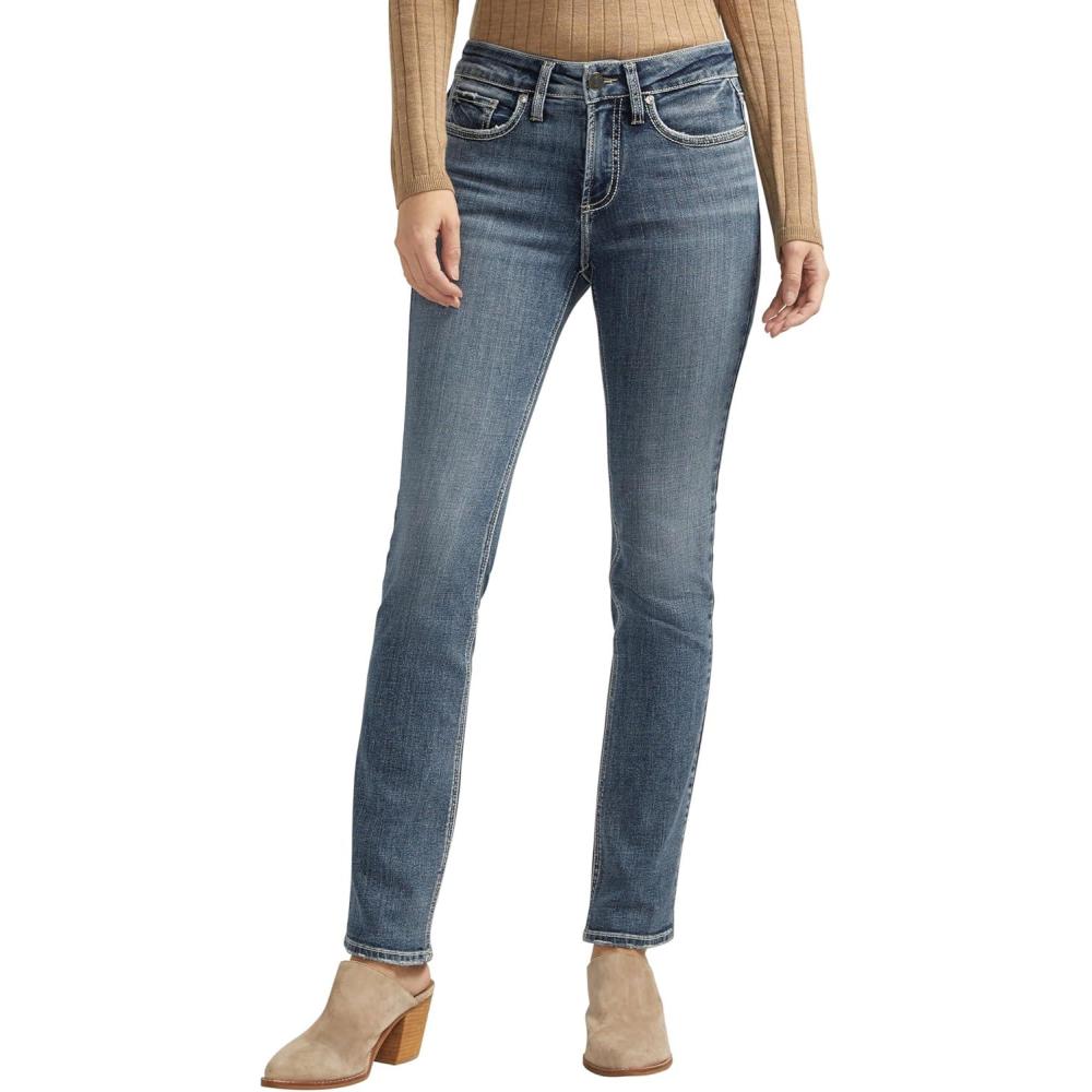 image:imageSilver Jeans Co Womens Suki Mid Rise Curvy Fit Bootcut JeansLuxe Stretch Med Wash