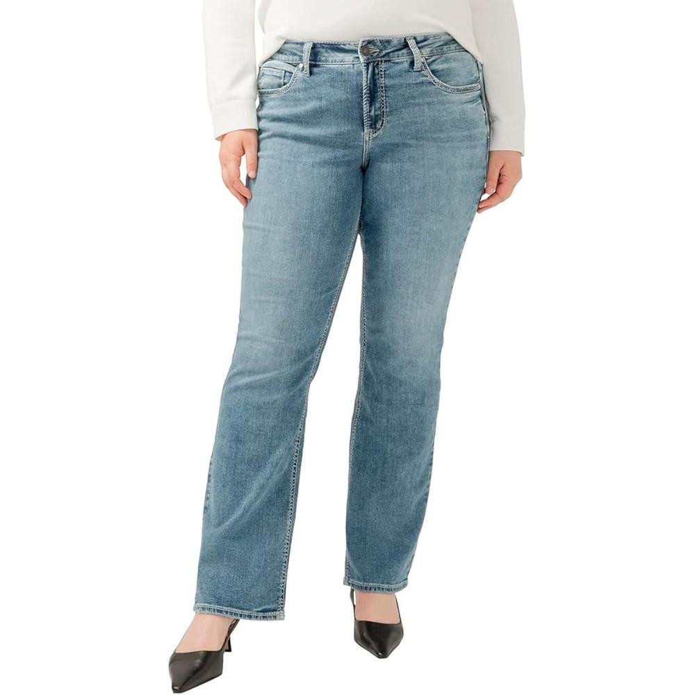 image:imageSilver Jeans Co Womens Suki Mid Rise Curvy Fit Skinny JeansMed Wash Sia336
