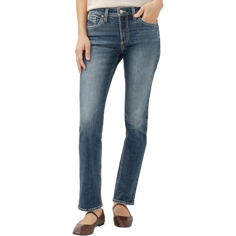 image:imageSilver Jeans Co Womens Suki Mid Rise Curvy Fit Slim Bootcut JeansIsles