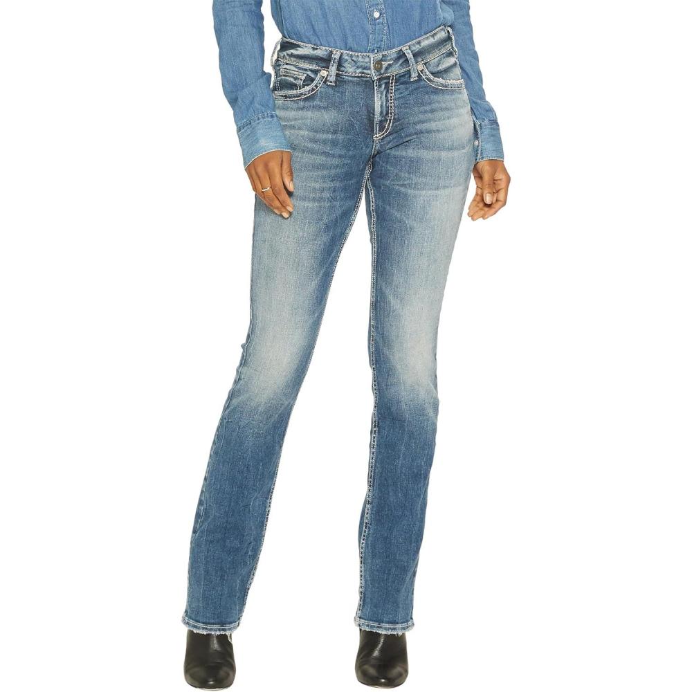 image:imageSilver Jeans Co Womens Suki Mid Rise Curvy Fit Slim Bootcut JeansMedium Vintage