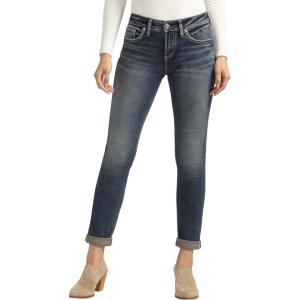 Silver Jeans Co. Girlfriend Mid Rise Skinny Jeans(Med Wash Ecf332)
