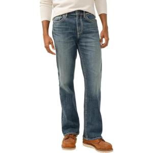 Silver Jeans Co. Men’s Craig Classic Fit Bootcut Jeans(Dark Wash)