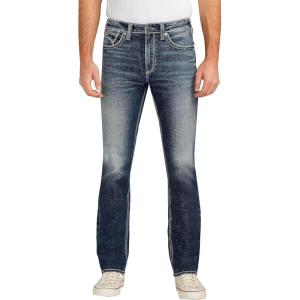 Silver Jeans Co. Mens Grayson Classic Fit Straight Leg Jeans – Legacy(Dark Wash Efs356)