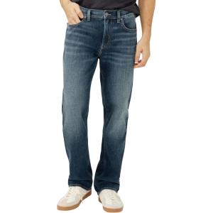 Silver Jeans Co. Mens Grayson Classic Fit Straight Leg Jeans – Legacy(Dark Wash Vwt352)