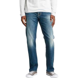 Silver Jeans Co. Mens Grayson Classic Fit Straight Leg Jeans – Legacy(Faded Indigo)