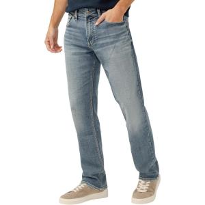 Silver Jeans Co. Mens Grayson Classic Fit Straight Leg Jeans – Legacy(Light Wash)