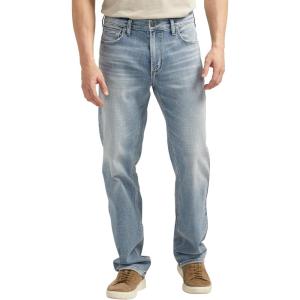 Silver Jeans Co. Mens Grayson Classic Fit Straight Leg Jeans – Legacy(Med Wash Efs245)