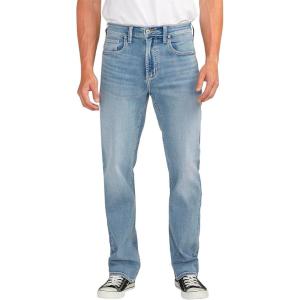 Silver Jeans Co. Mens Grayson Classic Fit Straight Leg Jeans – Legacy(Med Wash Fcb210)