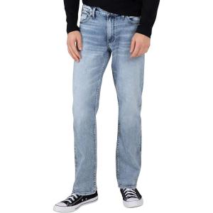 Silver Jeans Co. Mens Grayson Classic Fit Straight Leg Jeans – Legacy(Medium Eco Fabric)
