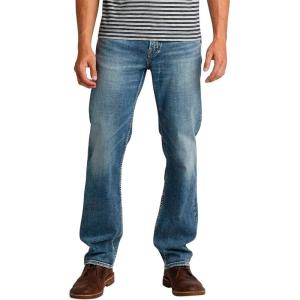 Silver Jeans Co. Mens Grayson Classic Fit Straight Leg Jeans – Legacy(Performance Stretch Medium)
