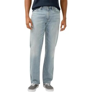Silver Jeans Co. Men’s Grayson Classic Fit Straight Leg Jeans(Light Indigo Wash)