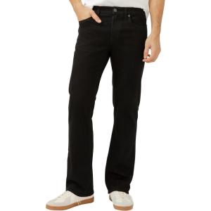Silver Jeans Co. Mens Zac Relaxed Fit Straight Leg Jeans(Black)