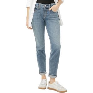 Silver Jeans Co. Womens Boyfriend Mid Rise Slim Leg Jeans(Hart)