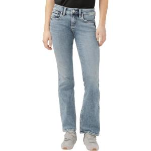 Silver Jeans Co. Womens Britt Low Rise Curvy Fit Bootcut Jeans(Venice)