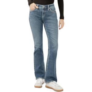 Silver Jeans Co. Womens Elyse Mid Rise Bootcut Jeans(Sherbrook)