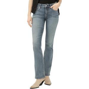 Silver Jeans Co. Women’s Elyse Mid Rise Straight Leg Jeans(Betty)