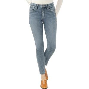 Silver Jeans Co. Women’s Elyse Mid Rise Straight Leg Jeans(Elenore)