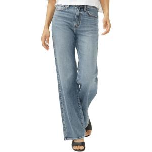 Silver Jeans Co. Womens Highly Desirable High Rise Trouser Leg Jeans(London)