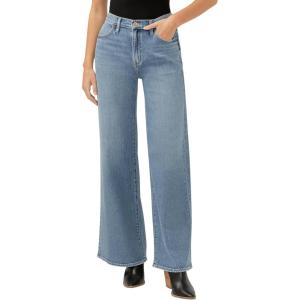 Silver Jeans Co. Women’s Highly Desirable High Rise Wide Leg Jeans(Indigo)