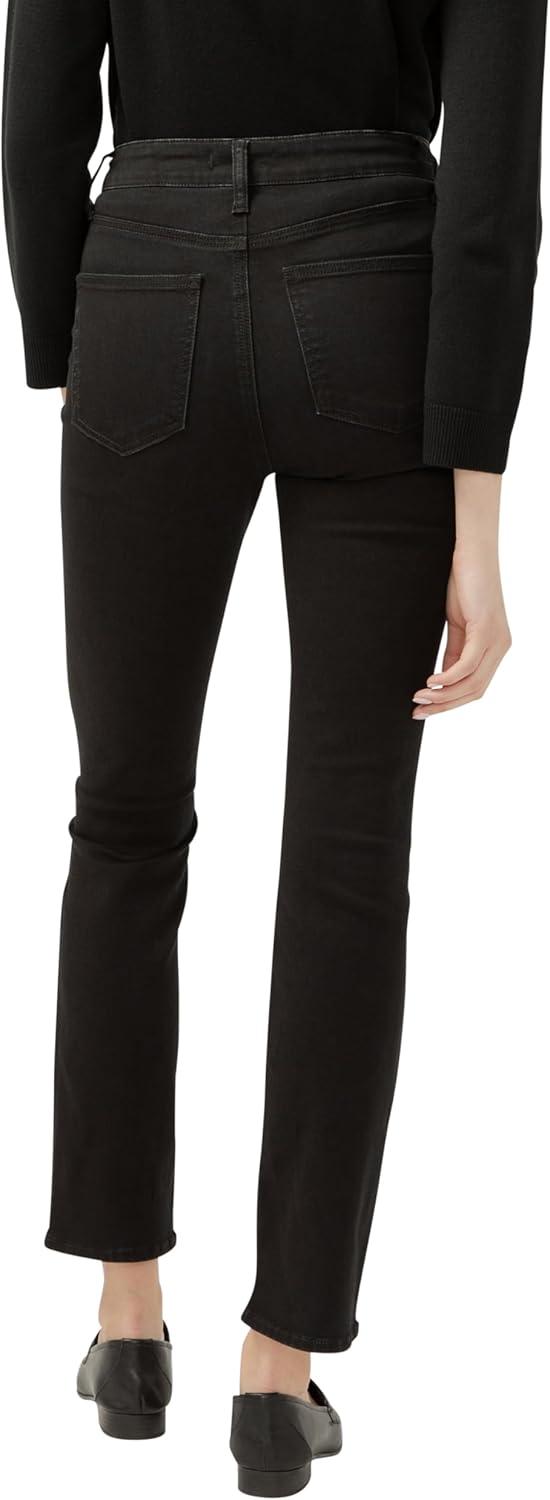 image:imageSilver Jeans CO Womens Avery High Rise Curvy Fit Straight Leg JeansBlack