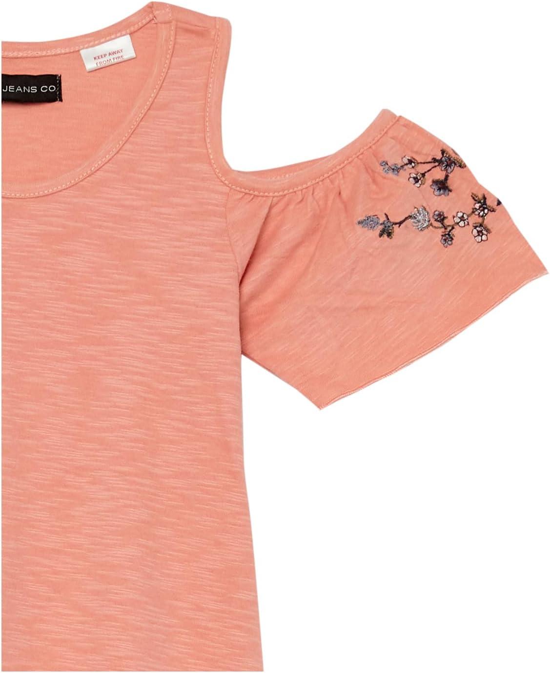image:imageSilver Jeans Co Girls Short Sleeve Knit TopCoral