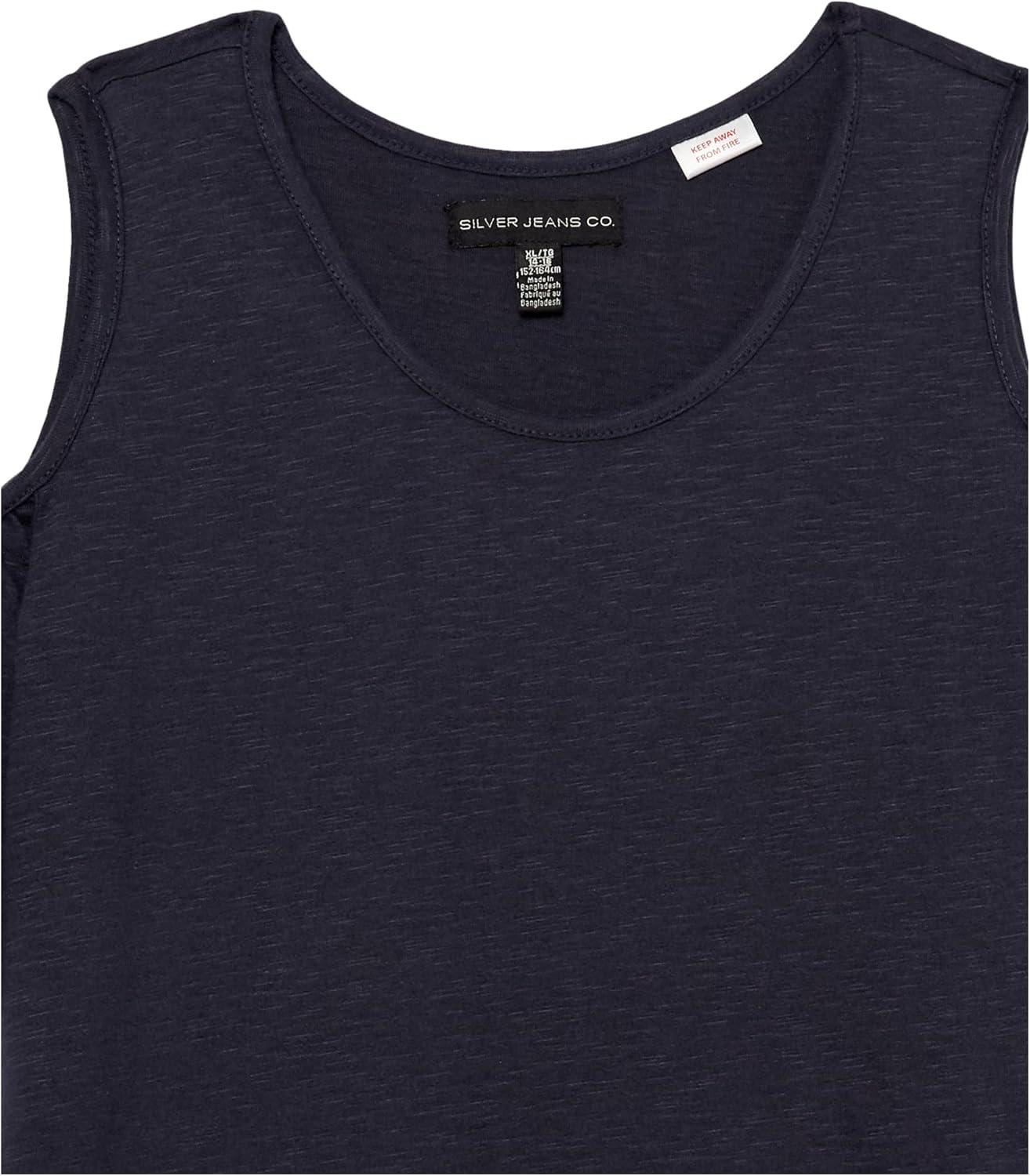 image:imageSilver Jeans Co Girls Short Sleeve Knit TopNavy