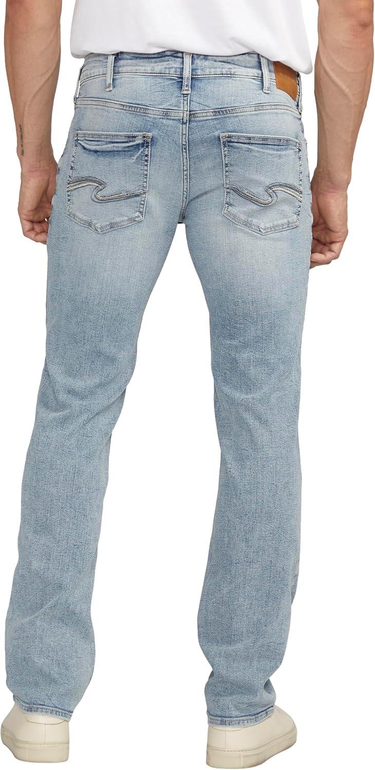 image:imageSilver Jeans Co Mens Allan Slim Fit Straight Leg JeansIndigo