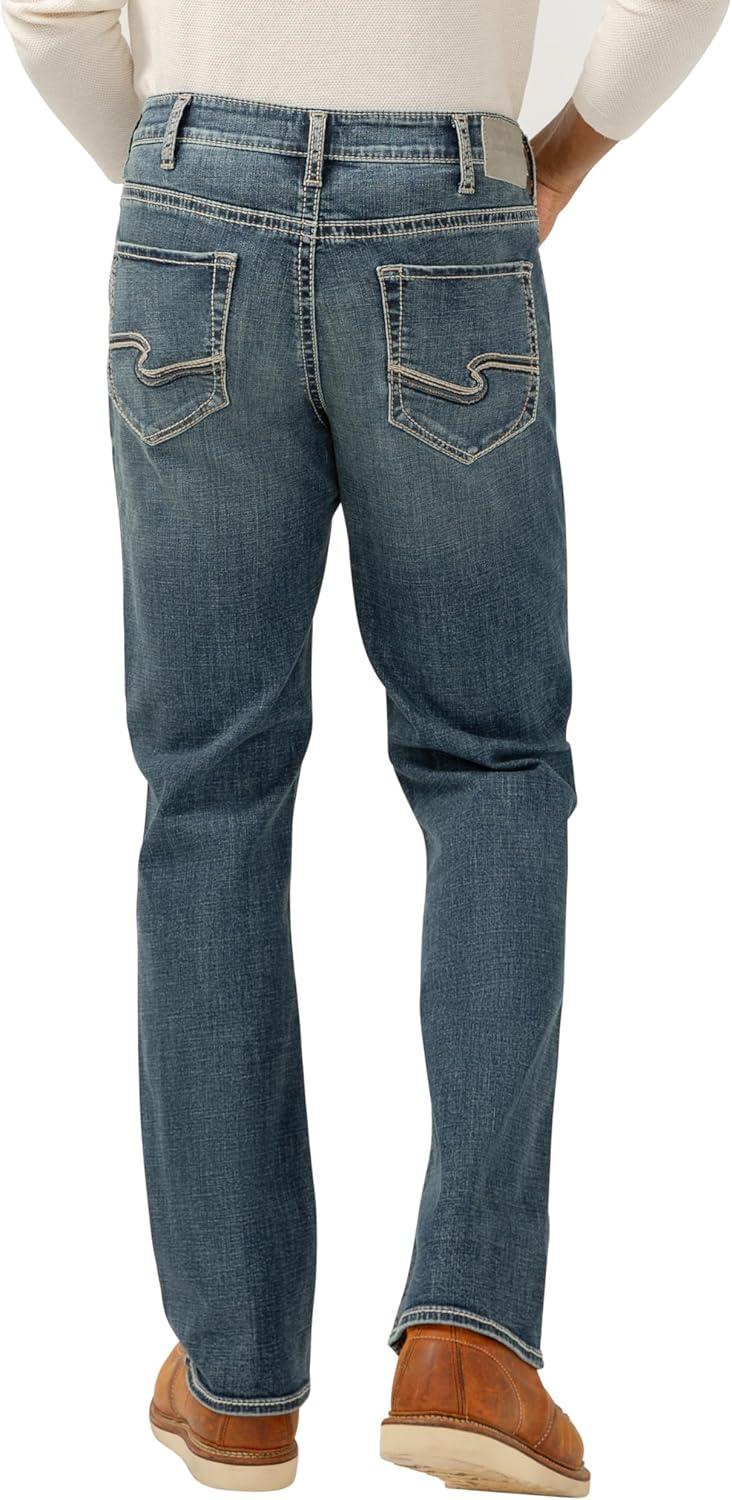 image:imageSilver Jeans Co Mens Craig Easy Fit Bootcut JeansDark Wash
