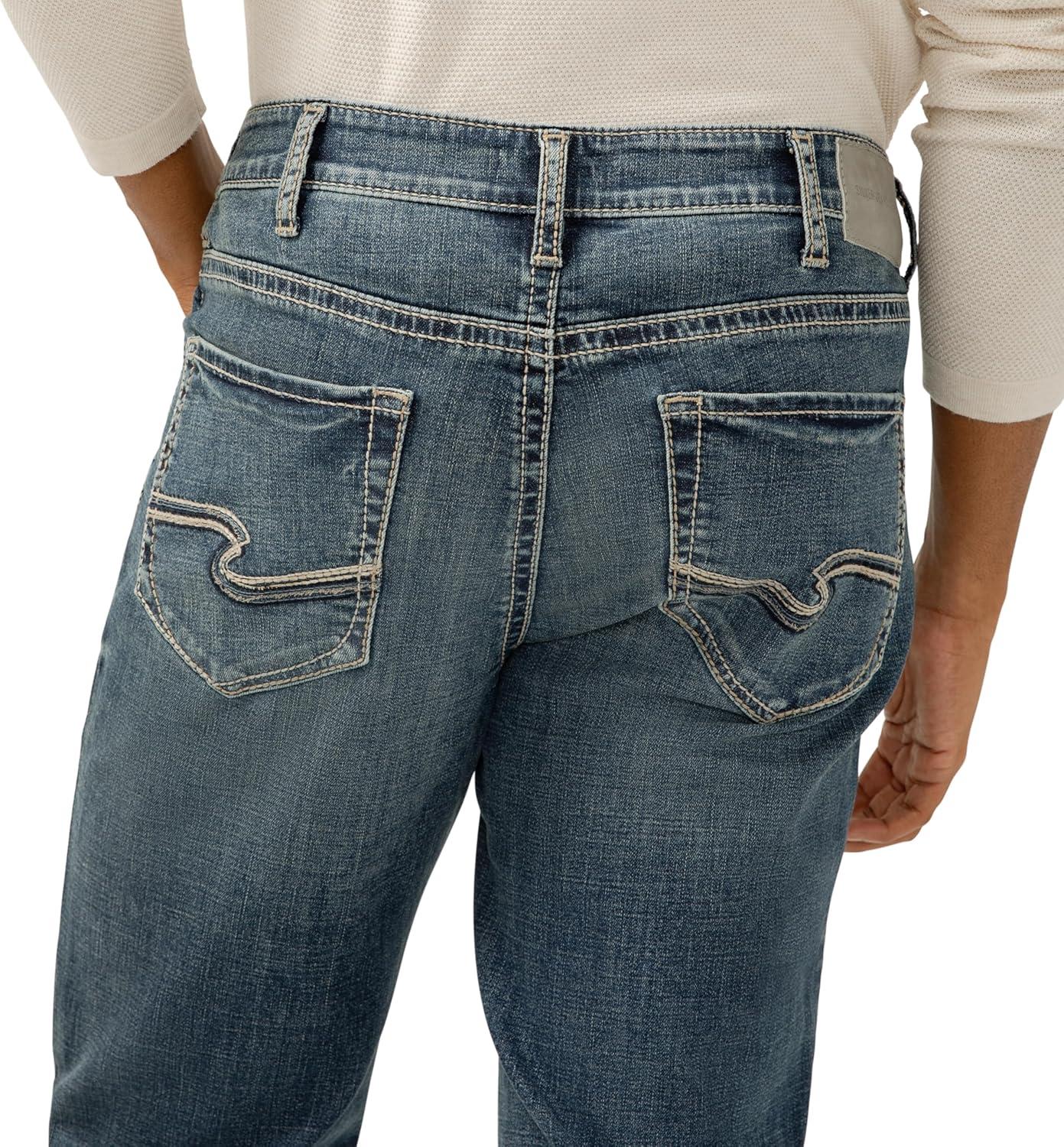 image:imageSilver Jeans Co Mens Craig Easy Fit Bootcut JeansDark Wash