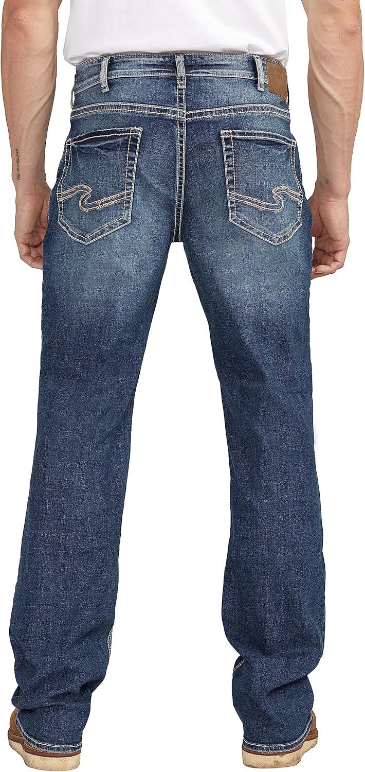 image:imageSilver Jeans Co Mens Craig Easy Fit Bootcut JeansDark Wash Ecf349