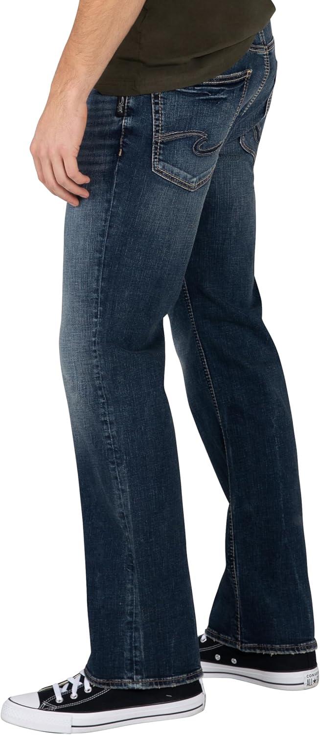 image:imageSilver Jeans Co Mens Craig Easy Fit Bootcut JeansDeep Dark Rinse