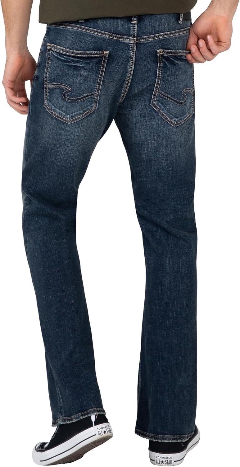 image:imageSilver Jeans Co Mens Craig Easy Fit Bootcut JeansDeep Dark Rinse