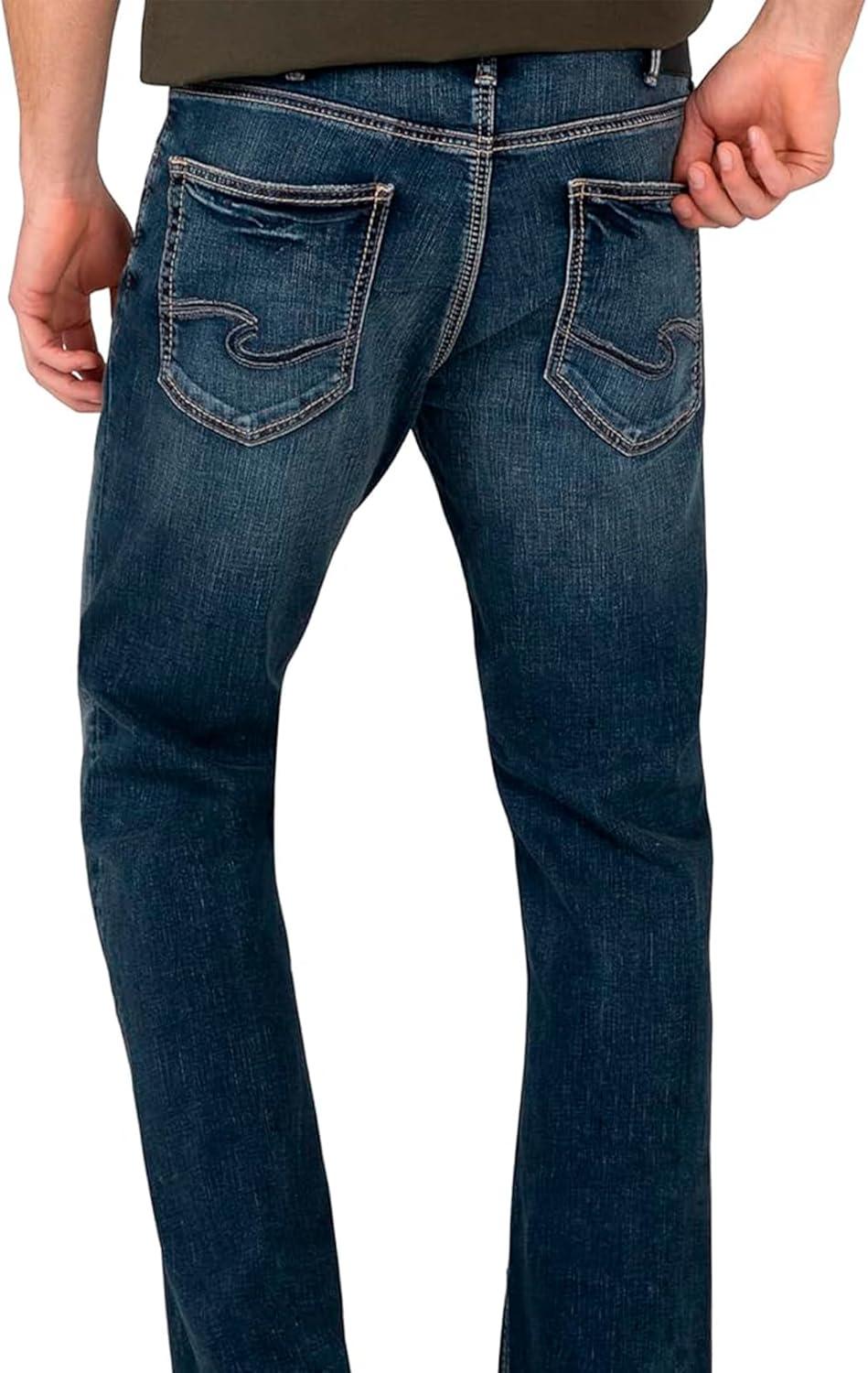 image:imageSilver Jeans Co Mens Craig Easy Fit Bootcut JeansDeep Dark Rinse
