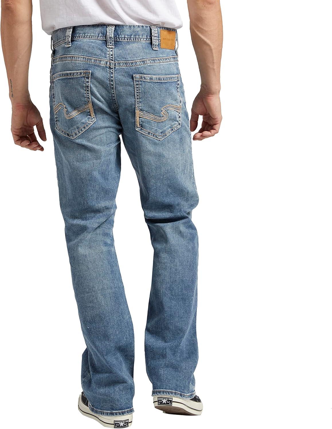 image:imageSilver Jeans Co Mens Craig Easy Fit Bootcut JeansLight Marble Indigo