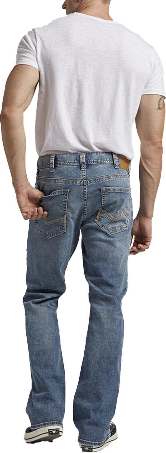 image:imageSilver Jeans Co Mens Craig Easy Fit Bootcut JeansLight Wash Ras180
