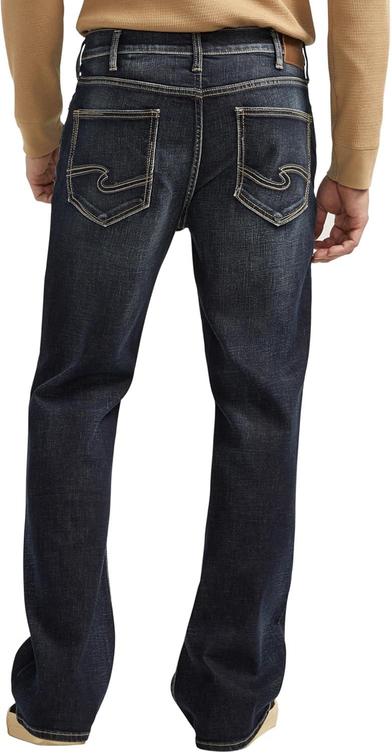 image:imageSilver Jeans Co Mens Craig Easy Fit Bootcut JeansLuxe Heritage Dark Wash