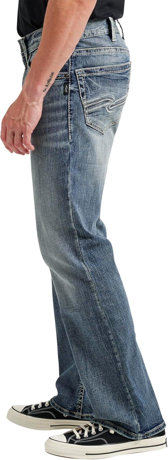 image:imageSilver Jeans Co Mens Craig Easy Fit Bootcut JeansMedium Indigo Lds260
